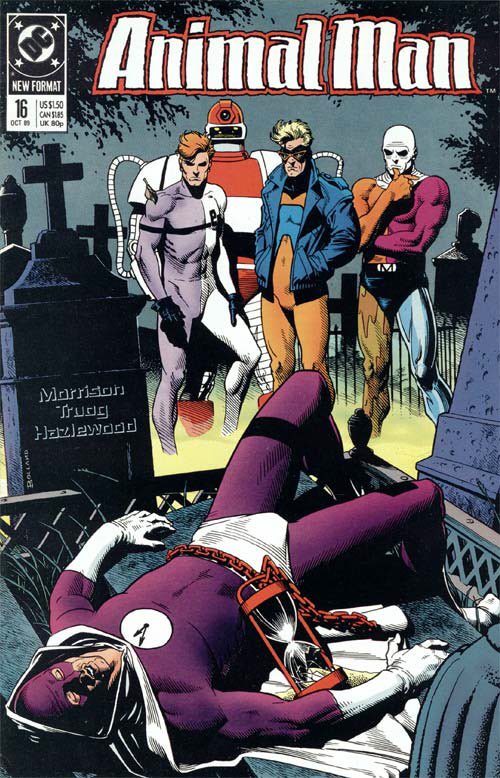 My_SecretOrigin's tweet image. On Sale 29 Years Ago Today...
Animal Man #16 (10/89), purchased at Ravenswood Comics. #AnimalMan #JusticeLeagueEurope #TimeCommander @DCComics