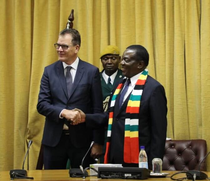 It was a real pleasure to meet Germany’s Economic and Cooperation Minister Dr. Müller to discuss cooperation in a host of areas, including vocational training centers, partnerships in mining &amp; technology, broadening business ties &amp; the protection of wildlife in our national parks