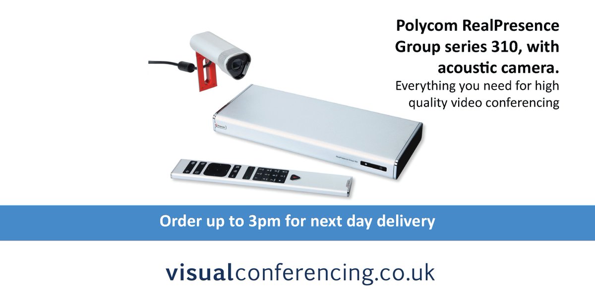 VisualConf's tweet image. Looking to get started using #videoconferencing? Take a look at this great entry level @polycomEMEA system; perfect for small meeting rooms.

visualconferencing.co.uk/video-conferen…