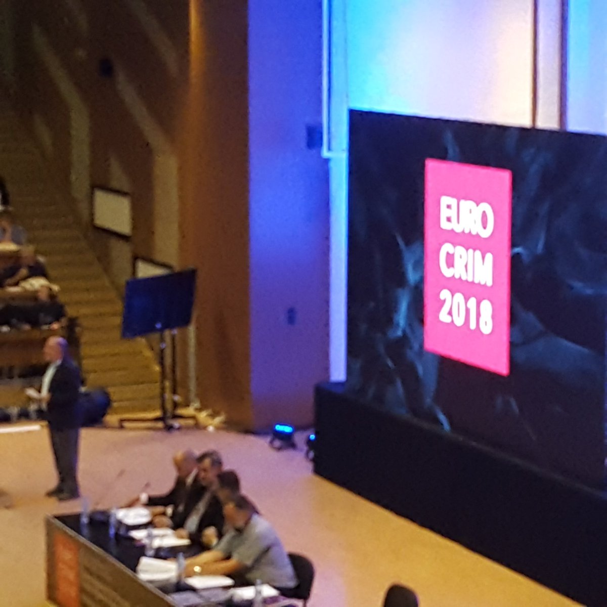Opening of #EUROCRIM2018 by Prof M Levi!