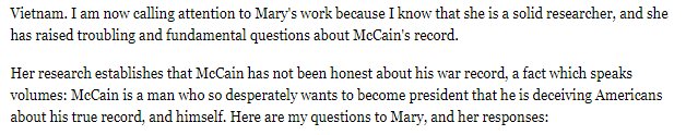 11/ Hershberger, a reputable journalist, had trouble publishing her 2008 story in major outlets. John Dean, in contemporary article,   https://supreme.findlaw.com/legal-com... endorsed Hershberger& #39;s credibility. In interview, many further McCain myths punctured.