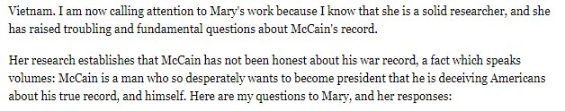 11/ Hershberger, a reputable journalist, had trouble publishing her 2008 story in major outlets. John Dean, in contemporary article,   https://supreme.findlaw.com/legal-commentary/reflections-on-historian-mary-hershbergers-piece-on-mccains-war-record-and-a-qa-with-the-author.html endorsed Hershberger's credibility. In interview, many further McCain myths punctured.