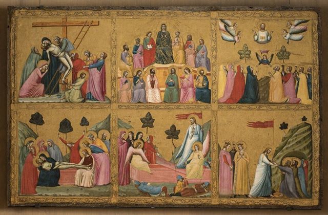 calogerart's tweet photo. Episodes of the Passion of Christ
Giovanni Baronzio, 1330-1335
Tempera on panel 
#thepassion #passion #christ #medievalart #tempera #trecento #italianart #art #calogerart #ExploreArtYourWay https://t.co/0qWdbTQeQg https://t.co/syjI4NgKRf