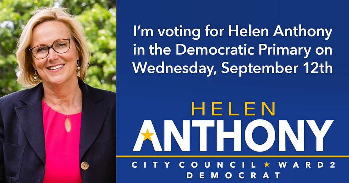 ATTENTION WARD 2! As momentum for our campaign grows closer to Primary Day, we are asking you to show your support! Please post this showing your support for our campaign and tag as many people from Ward 2 that you know! #TogetherforaStrongerEastSide  #HelenAnthonyForCityCouncil