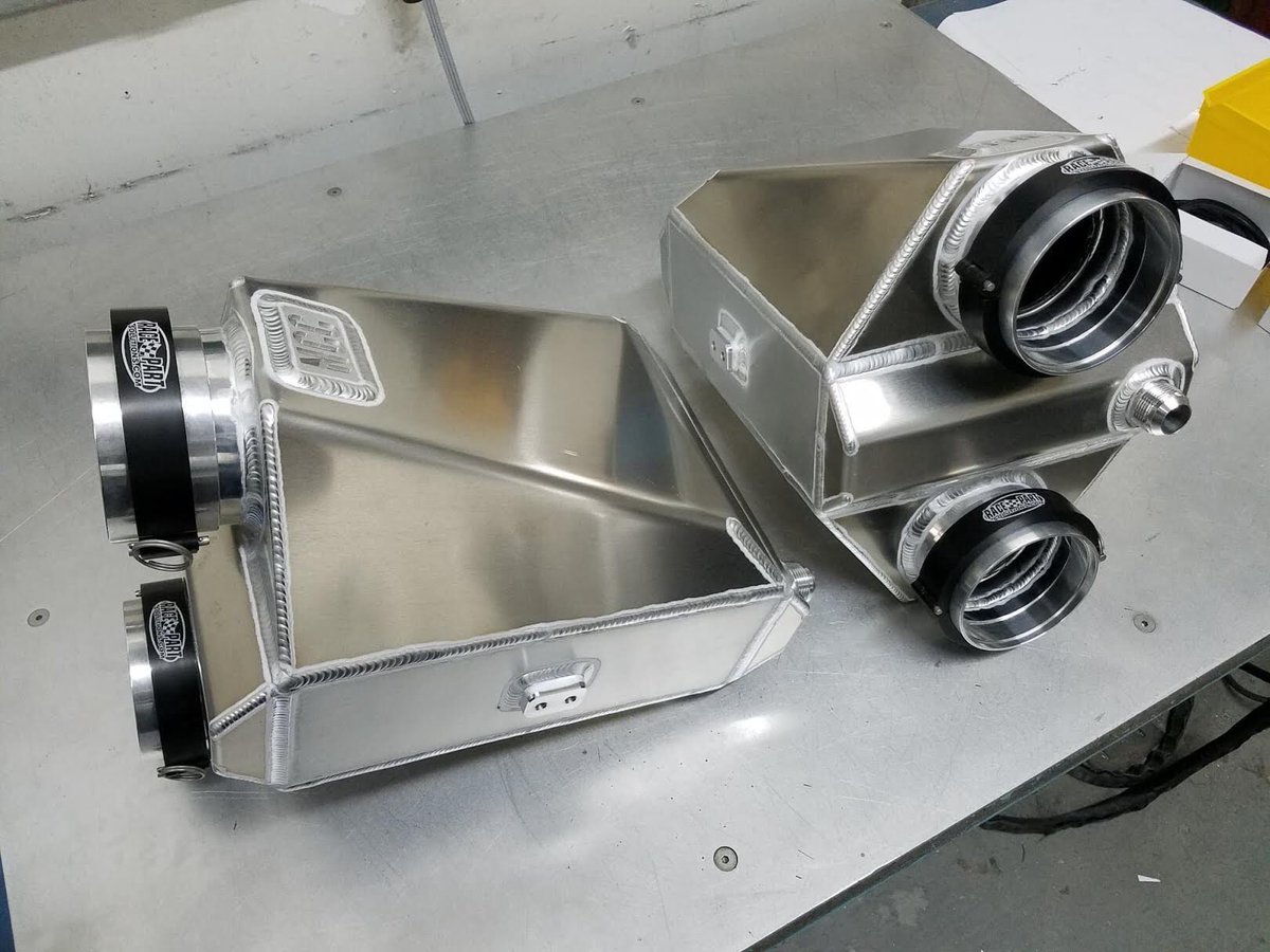 RacePartSolutns's tweet image. Check out these incredible pieces of art for #WelderUpWednesday from our friends at #NCCFab. Check out the #RacePartSolutions Dual Seal Connectors on their intercoolers. #weldporn #welding #intercooler