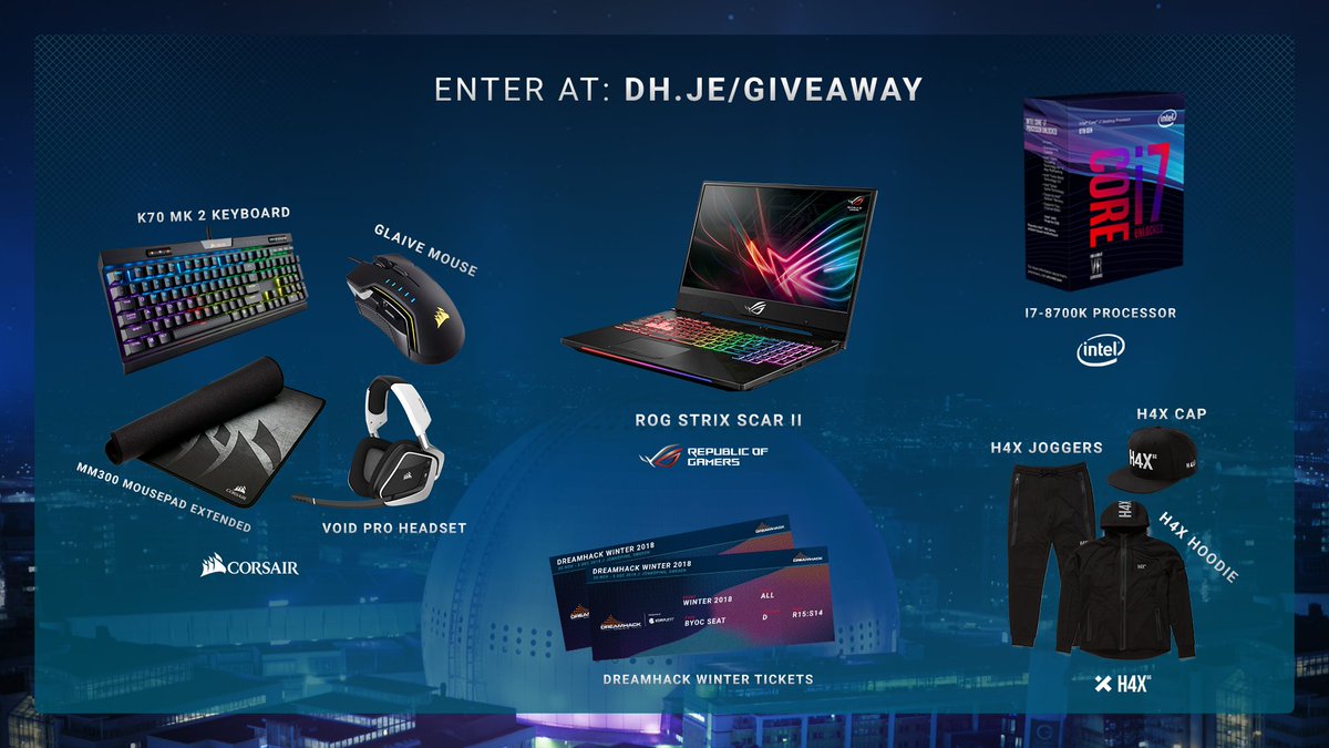 Time to enter our epic CORSAIR #DHMasters Stockholm giveaway! 

🔥 dh.je/giveaway 🔥