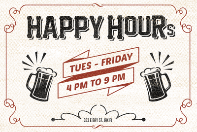 Happy Hump Day! Head to <a href="/myth_element/">Myth Nightclub</a> for $3 domestics, $4 martinis and half-off wines from 4 - 9 p.m. #TheElbowJax #happyhourjax