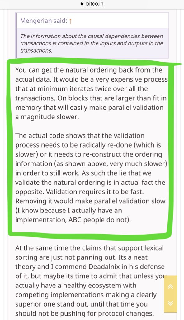 mindstatex's tweet image. Deadalnix gets schooled hard by Tom Zander. 

Sorry Deadalfanbois: 

Claims for CTO not panning out, Father Tom is putting baby Deadal theory back to the crib for some growing up first. 

#CTO #BitcoinCash #BitcoinABC #BabyTheory #Parallelisation