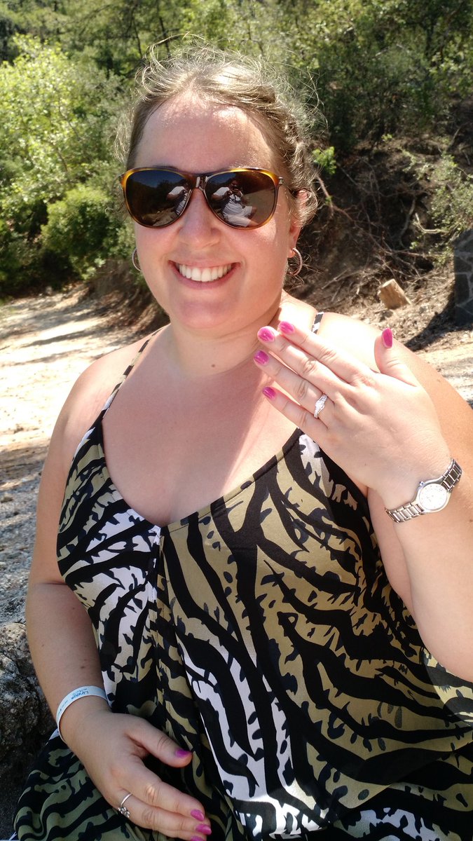 TimPell's tweet image. Eeek! She said yes!!