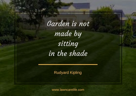 LawnCareLife's tweet photo. Garden is not made by sitting in the shade. 
.
.
.
#WednesdayWisdom #lawnmower #lawncarelife #lawnbusiness #lawncare #startlawncare. https://t.co/FfSlOwCrPv