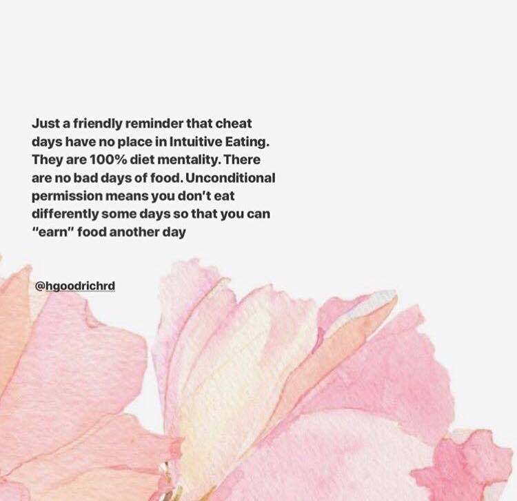 BeatEDs's tweet image. #Cheatdays don&apos;t exist in #intuitiveeating. It&apos;s about #balance every day for maximum benefit. #edrecovery #dietculture #balance #mealplan #carbs #fats #proteins #dietician #nutrition