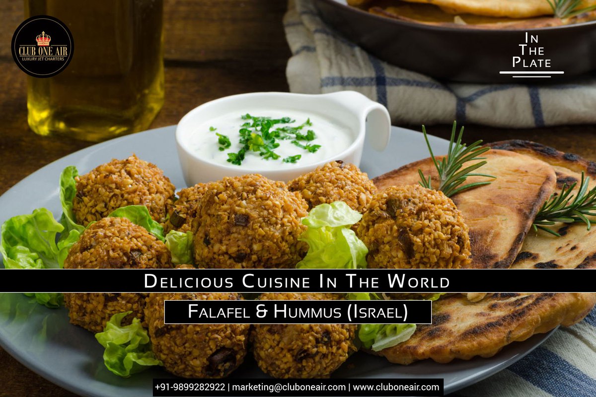 Let Yourself Indulge In Some Delicacies On Your Next Destination Cluboneair Luxury Luxuryintheair Delicious Cuisine Falafel Hummus Isreal Let Yourself Indulge In Some Delicacies On Your Next Destination Cluboneair Luxury Luxuryintheair Delicious Cuisine Falafel Hummus Isreal