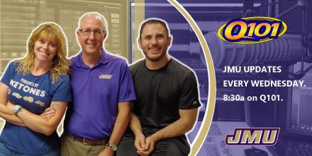 CurtDudley's tweet image. THUNDER!!! Heading to the Q studio in a few to talk JMU Sports with @HelloKateVO and @Wonderful_Radio (Kate &amp;amp; Nick)  - big @JMUWSoccer match among the topics.