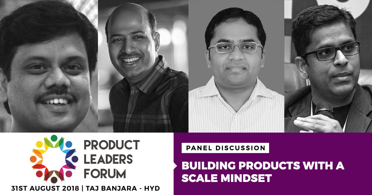 This is absolutely going to be an energetic and inspiring discussion on "Building products with scale mindset" we are thrilled to host <a href="/niranjanravuri/">Dr.R.Niranjan</a> CEO <a href="/caremotto/">caremotto</a> Tickets available: productleadersforum.org/hyderabad-2018/  #PLF2018HYD #Hyderabad #TajBanjara #skills #productleader #events