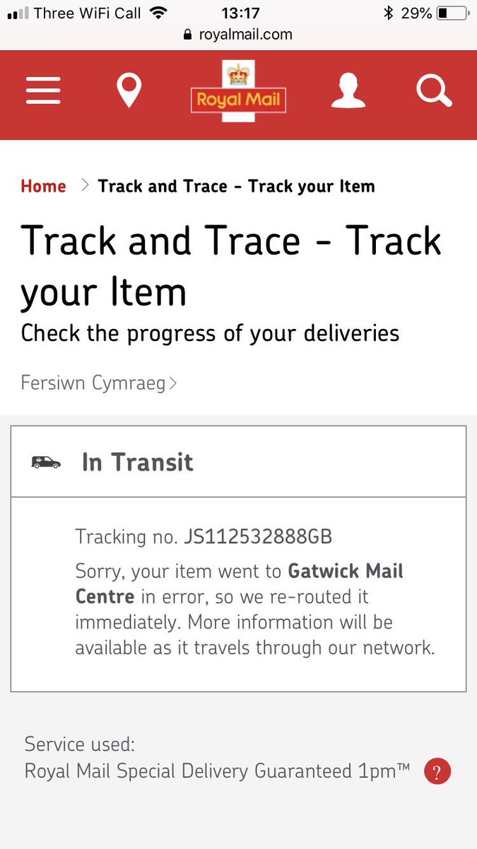 Royal Mail Help Sorry For Any Concern Caused The Item Appears To Have Been Mis Sorted Could You Please Confirm Your Delivery Address So We Can Take A Look Emma