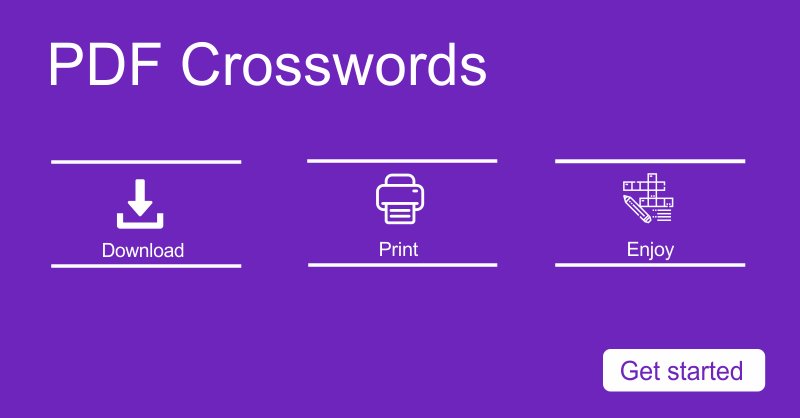 PDF Crosswords (@PDFCrosswords) / Posts / X