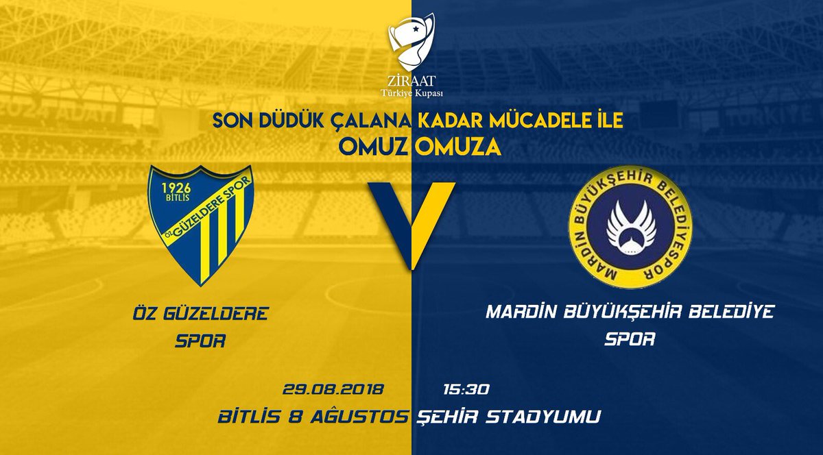 #TÜGVASpor | Futbol Takımımız Ziraat Türkiye Kupası 1. Tur'da Bitlis Öz Güzelderespor ile deplasmanda karşılaşacak.
TÜGVA Mardin olarak Mardin Büyükşehir Belediyesi Futbol Takımımıza başarılar diliyoruz. 💪🏼

#TÜGVAdaGelecekVar