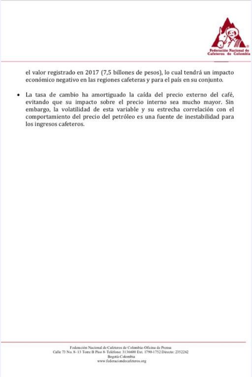 FNC_NteSantande's tweet photo. Consciente de la grave crisis cafetera y luego del primer Comité Nacional de Cafeteros con representantes del nuevo Gobierno, este anuncia $100 mil millones en apoyos directos al precio interno de café  #FNCenAcción. https://t.co/FIqPFYK4Zf