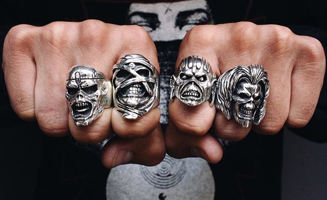 専用Iron maiden The Great frog シルバーリング　15号 The official @ironmaiden x TGF Eddie rings available online and in
