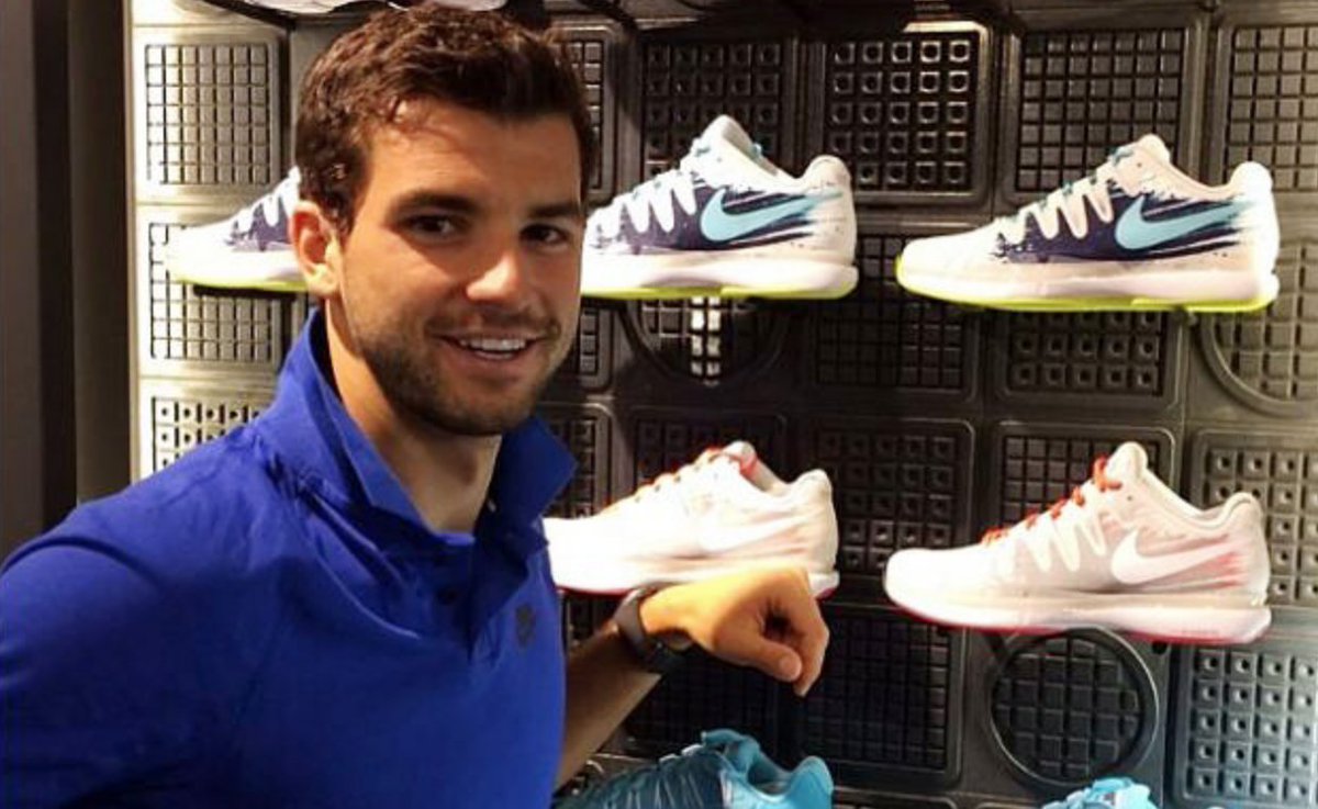 TENNIS on Twitter: "Grigor Dimitrov indulges his passion for sneaker boasting a collection of over 100 pairs: "Sneakers is what I always loved the most... Nothing beats a nice, fresh
