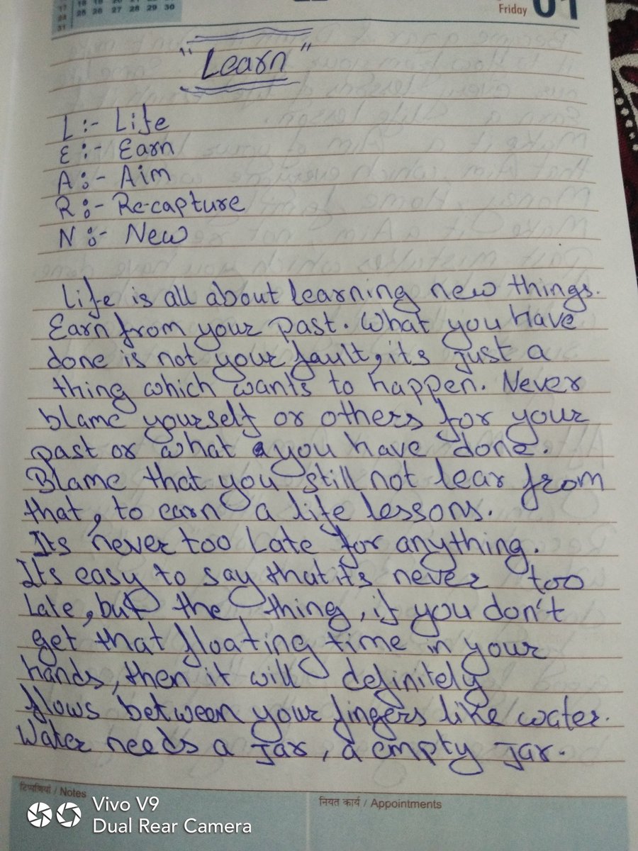 sumitdogra90's tweet image. #blog1 - Learn (pages of blaming life)