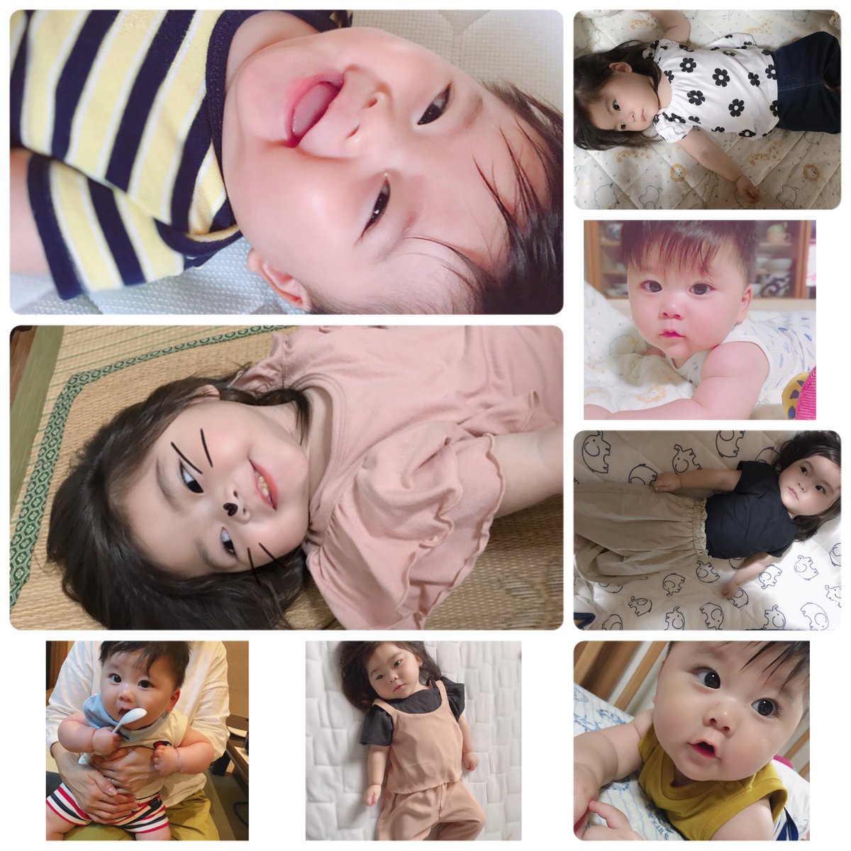 癒し💕👦🏻👧🏻