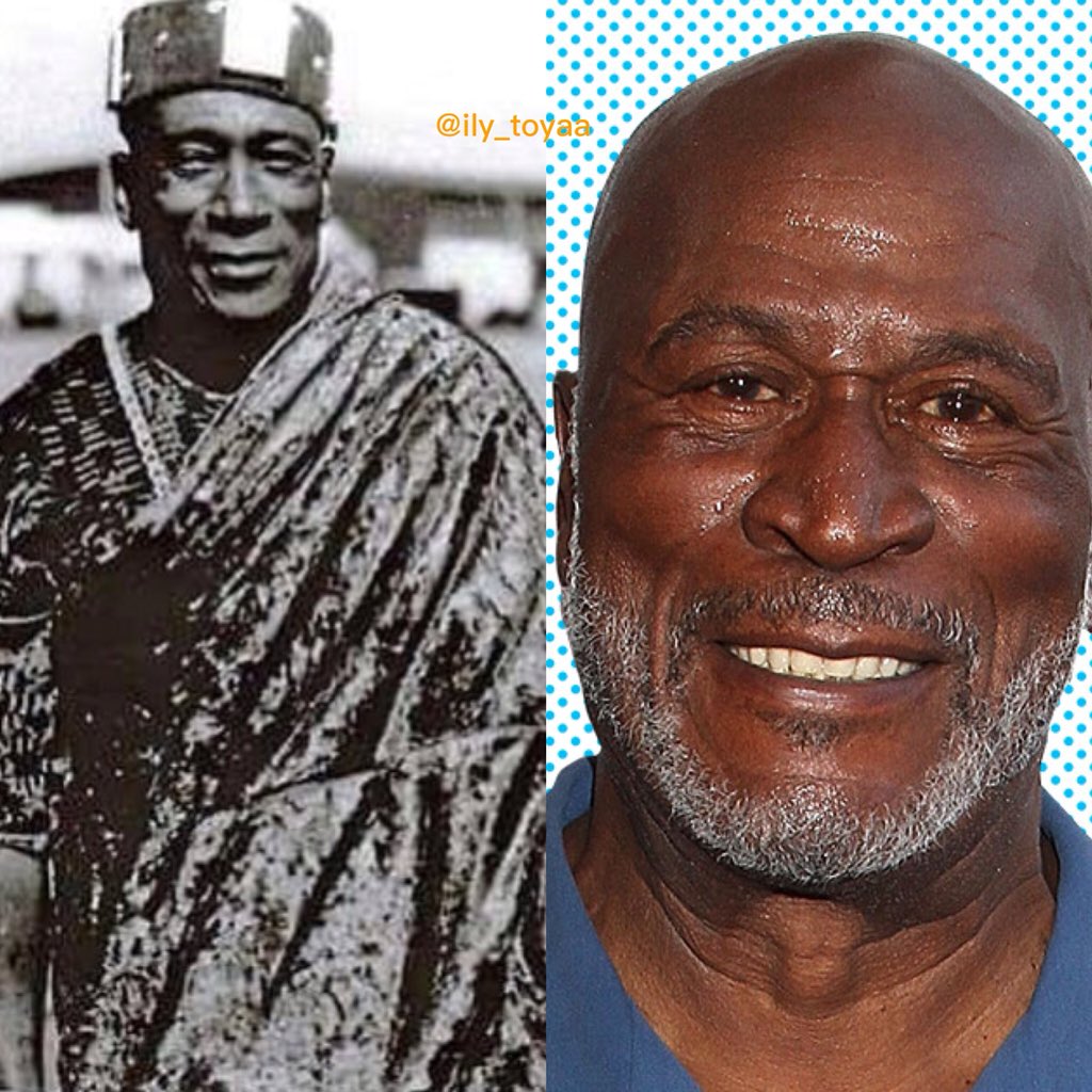 1947 vs 2015 Nii Kwabena Bonnie III was an influential chief from Osu Alata, Ghana vs John Allen Amos Jr ( Coming from America)