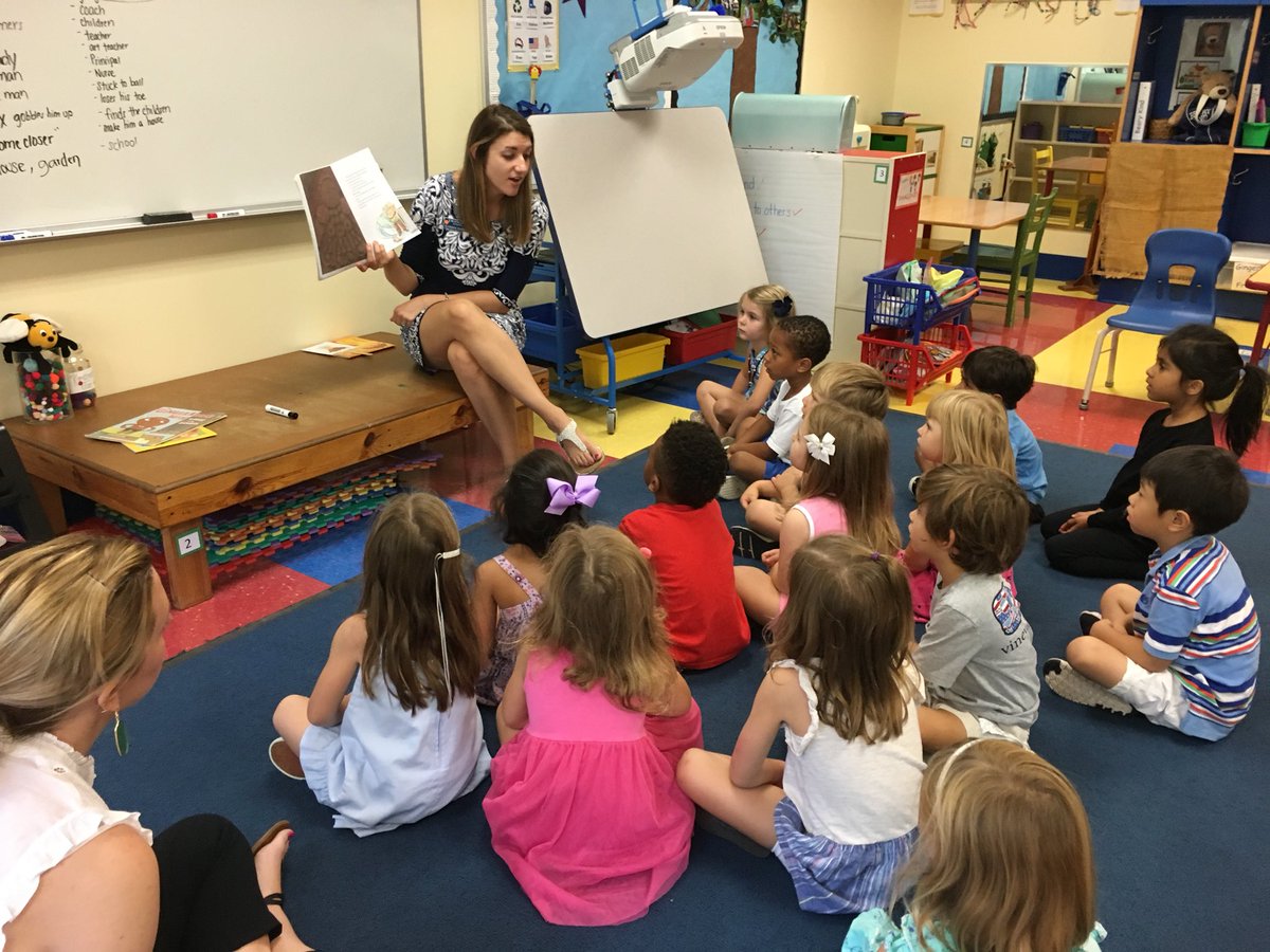 Listening to the “Gingerbread Girl” in Ms.Katherine’s Pre-K class @KAnderson_PreK #Trinitylearns