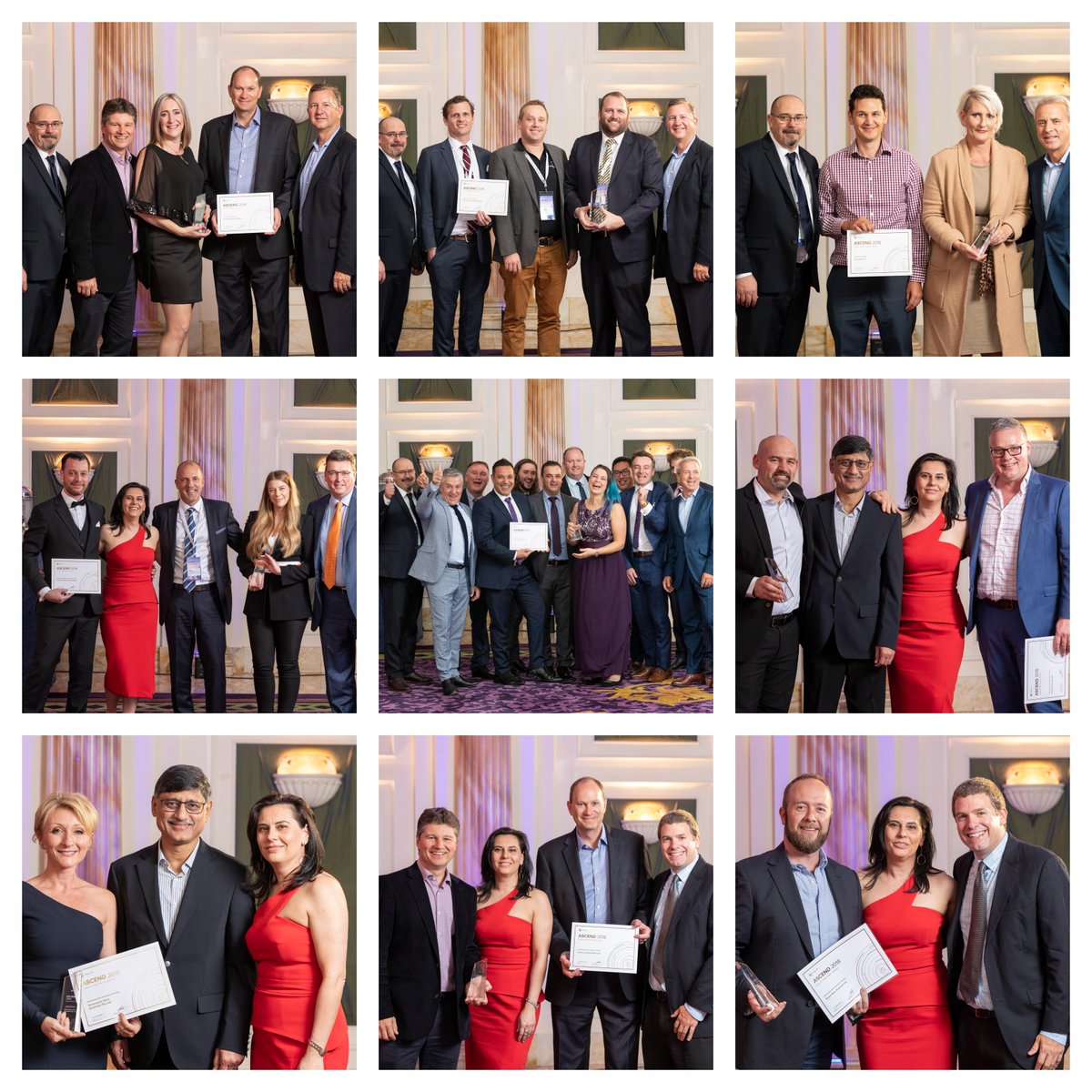PolyCompanyAPAC's tweet photo. Congratulations ANZ #PolycomAscend2018 Partner Award winners: @Telstra, @SparkNZ, @DimensionData, @smartpresence, @TSystemsAU, @IngramMicroNZ, Data#3Limited, Icomm Australia, @InsyncTech. Check out full award win details here: https://t.co/iFBs2pPWL8 https://t.co/hV6Vw3khiI