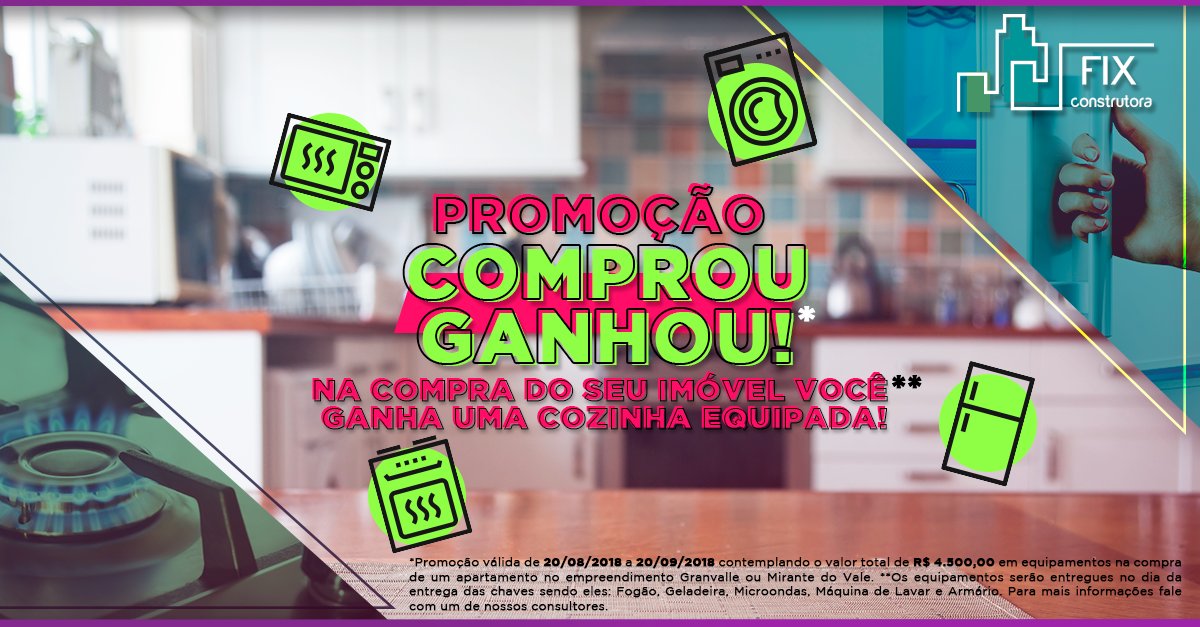 fix_construtora's tweet photo. A FIX preparou uma promoção especial para você e sua família, na compra do seu imóvel você ganha uma cozinha equipada!*

Aproveite essa oportunidade de facilitar ainda mais o seu sonho!
Consulte mais informações com nossos consultores.

https://t.co/AsYYwUMk0h
☎ (31) 3243-5077 https://t.co/724CkosPCo
