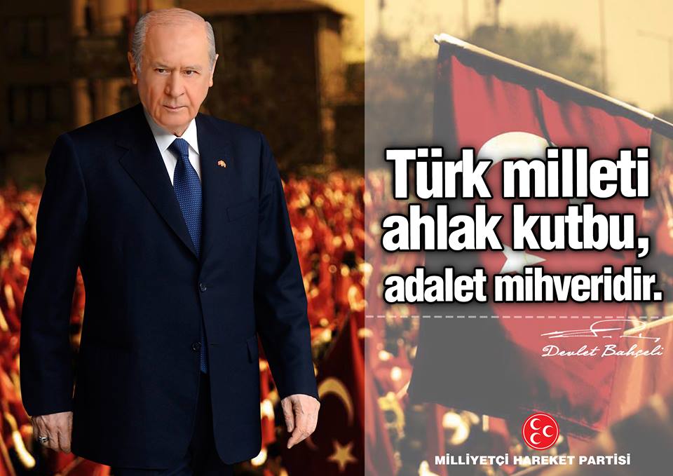 MHP_Bilgi's tweet photo. Türk milleti ahlak kutbu, adalet mihveridir.

MHP Genel Başkanı
Devlet BAHÇELİ https://t.co/ZESunB6eRm