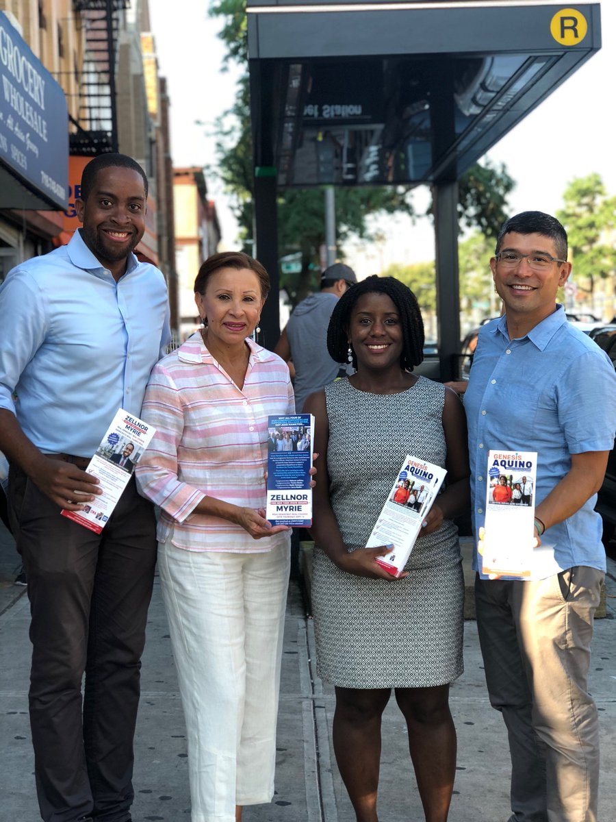 🦋Menchaca 萬齊家 (@cmenchaca) on Twitter photo VOTE THURSDAY SEPT 13
🇺🇸Democrat Primary🇺🇸
Amazing reception for <a href="/zellnor4ny/">Senator Zellnor Y. Myrie 麥瑞</a> & <a href="/GenesisAquinoNY/">Genesis Aquino</a> this morning at 4th Ave/53rd St in Sunset Park. Our neighbors are ready for a change. #betterdemocrats #NoIDC #SunsetPark #RedHook VOTE THURSDAY SEPT 13
🇺🇸Democrat Primary🇺🇸
Amazing reception for <a href="/zellnor4ny/">Senator Zellnor Y. Myrie 麥瑞</a> & <a href="/GenesisAquinoNY/">Genesis Aquino</a> this morning at 4th Ave/53rd St in Sunset Park. Our neighbors are ready for a change. #betterdemocrats #NoIDC #SunsetPark #RedHook
