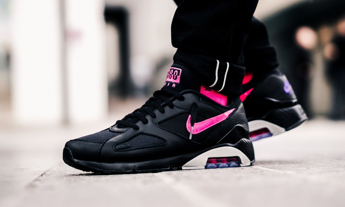 nike air 180 black pink