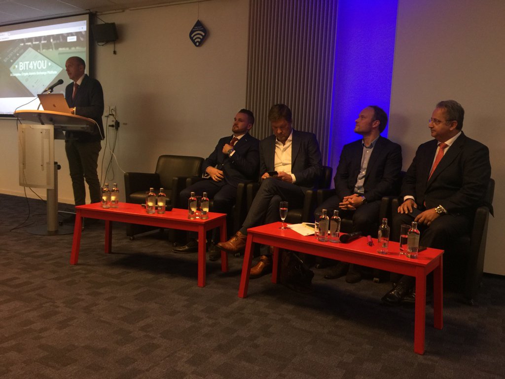 Inauguration of #bit4you, a European Crypto assets exchange platform, based in #Belgium