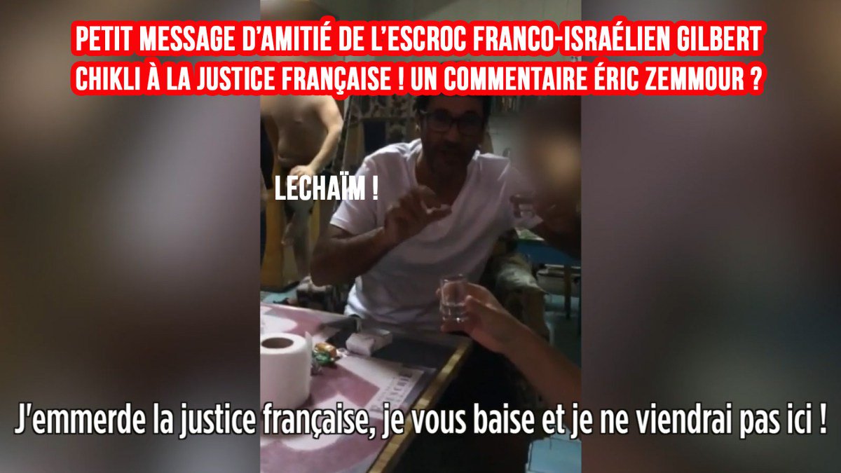 Kyrie_Eleison7's tweet photo. #GilbertChikli qui avait réussi à escroquer plusieurs banques🇫🇷en se faisant passer pour 1 agent secret«Je joue une scène qui apporte une certaine jouissance,une certain adrénaline»déclarait ainsi Chikli sur France2 en 2010,#GilbertChikli avait dérober 1,6 million€ à #Michelin https://t.co/6eiP1EXna1