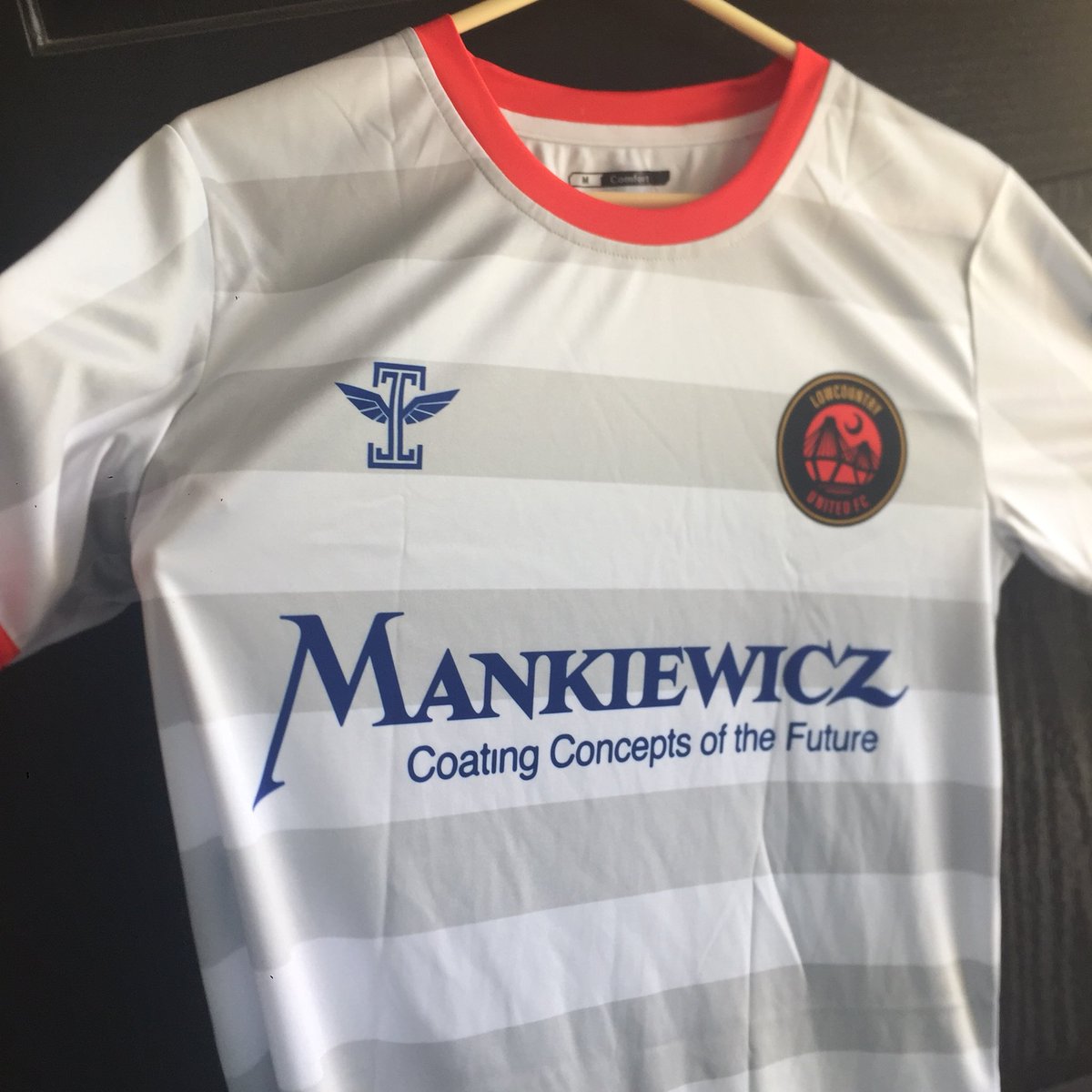 LowcountryUtd's tweet image. #GetSuited In One Of Our New 2019 ⚪️🧡 Alternate Tops | 
Only 30 available  in stock. 

$45 | DM us of interested.