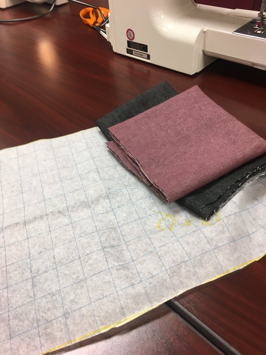 mrs_eschman's tweet photo. Fashion2 busy in #studio118 creating designs from donated fabric! Learning how to make our own patterns and read patterns .@SKochPR @PrairieRidgeHS @IndustryCareers #pricw https://t.co/Y6UbDO8xWG