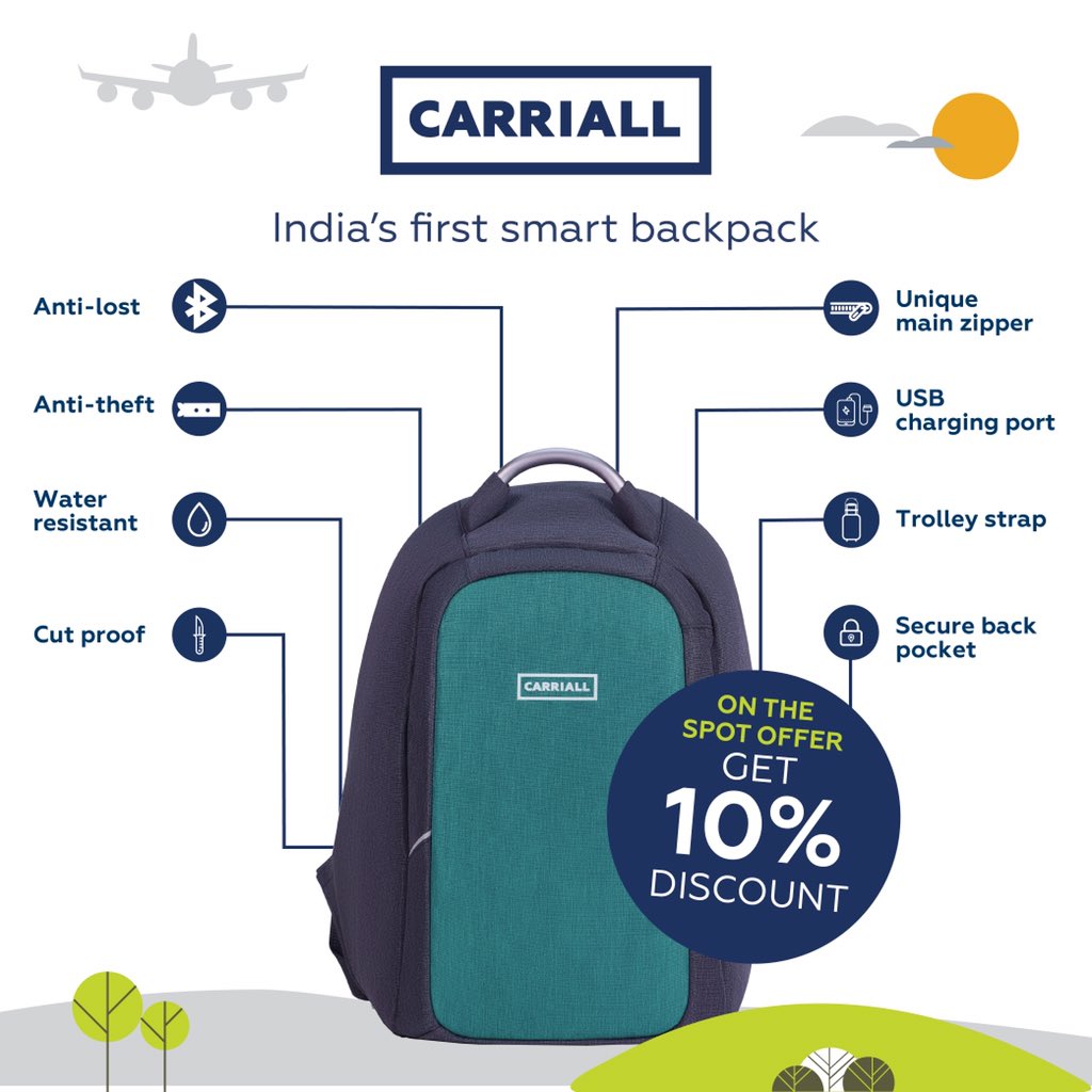 smart backpack features
