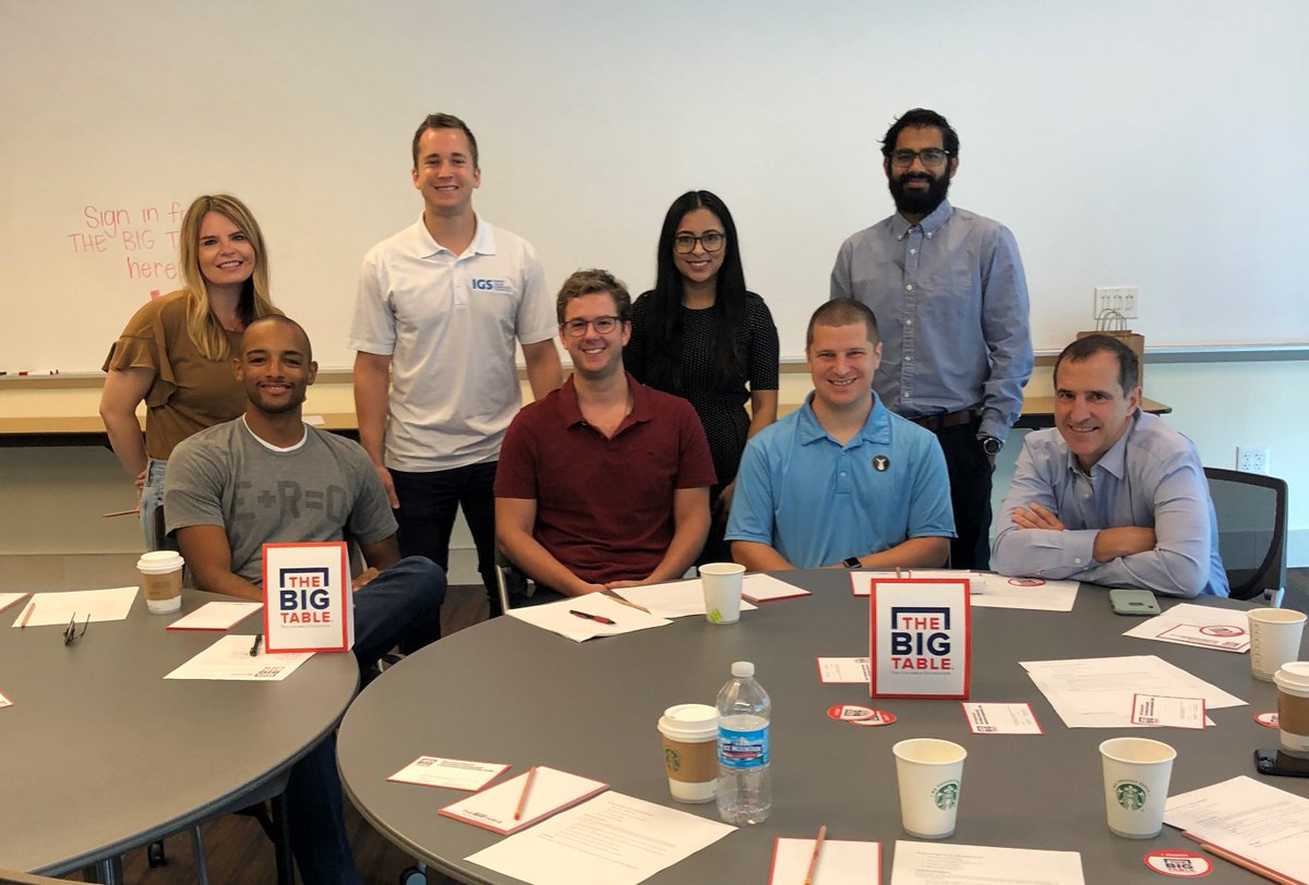 IGSEnergy's tweet image. IGS had a great conversation at #TheBigTable this morning! We dove into topics such as our community, philanthropy, and business development. #lifeatIGS