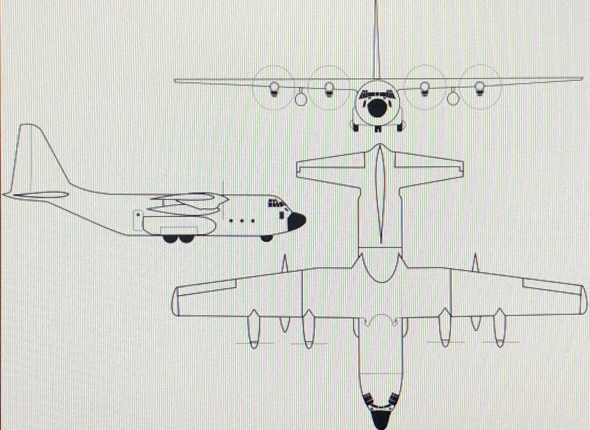 RoderLorne's tweet image. Look what’s outside my window today!  “The British are coming”.  😀It’s a Lockheed C-130J Hercules C-4 transport, owned by the RAF as ZH-869.  Q: What are they doing here?
@mbaerospace @HistoryoFlight @RAFMUSEUM @RCAF_ARC