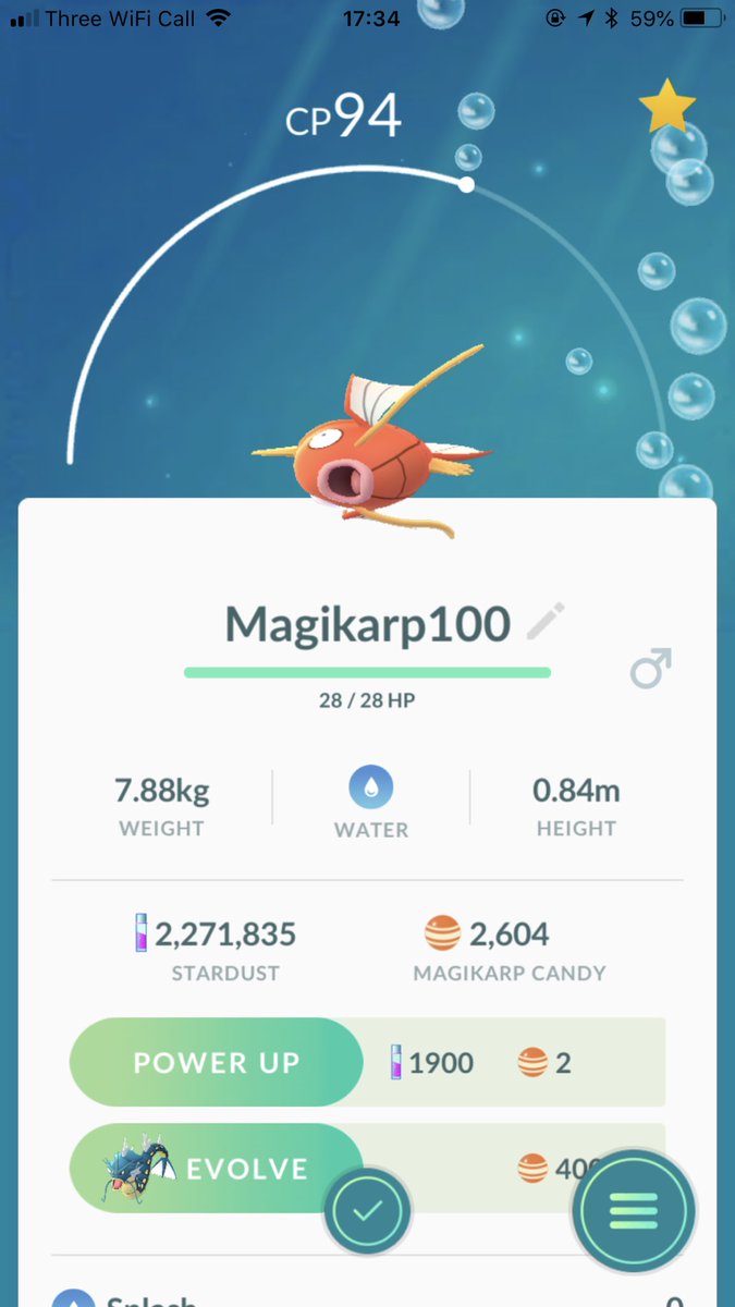 Rossatron0033's tweet photo. Third 100% Mon from Quests #pokemongo https://t.co/E8enJWUbHz