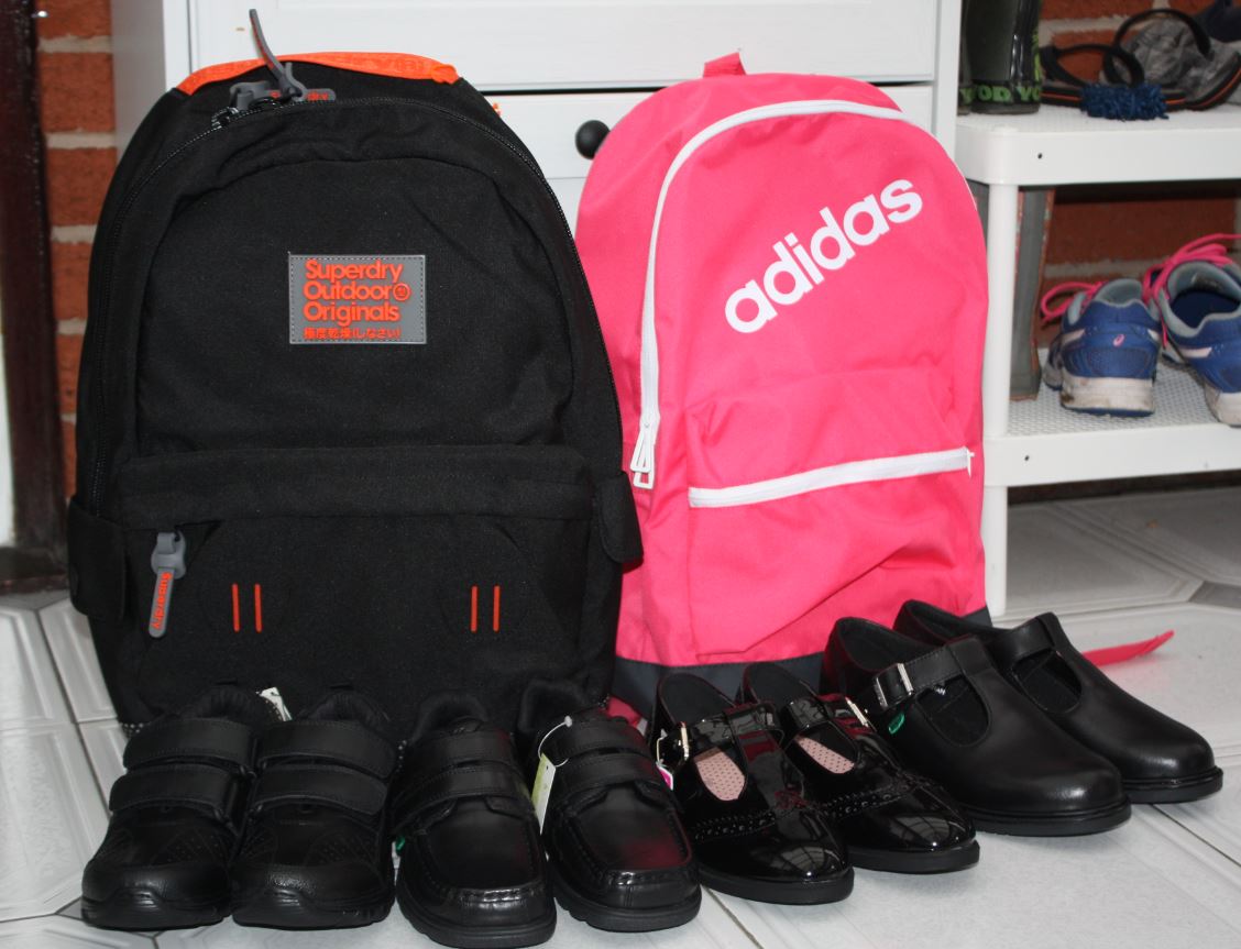 shoe zone school bags
