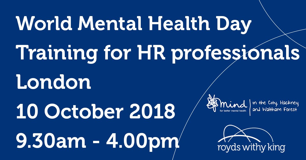 RWKG_Employment's tweet photo. Are you comfortable managing #mentalhealth issues in the workplace? join us on #worldmentalhealthday as we are joined by @mindchwf to discuss #MentalHealthAwareness &amp; #ukemplaw: https://t.co/BgoYGUeVho #HR https://t.co/hnNLh6Uk6N