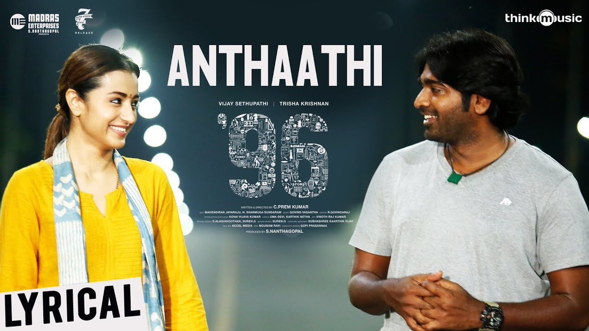 kanishk_offl's tweet photo. #AnthathiLyricVideo From #96TheMovie is Out
◀️https://t.co/A5aHJqdVCd
@VijaySethuOffl @trishtrashers
@MadrasEnterpriz
@govind_vasantha https://t.co/GCPK6MZTY3