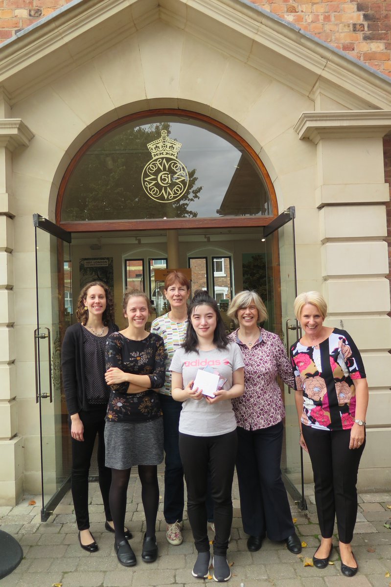 TheMoRW's tweet photo. We're so sad to say goodbye to Xin @ACAstudioJDZ who is now in her last week of #MSPractice2018 @LeicsMusStud in her Masters Placement. Good luck in the future! #CraftQueen https://t.co/acfDG62Laa