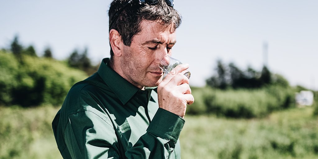 Knowing when to bottle a whisky is key. That means sampling every liquid straight from the cask to find the best balance of our signature peaty flavours. It's a hard job, but someone's got to do it.