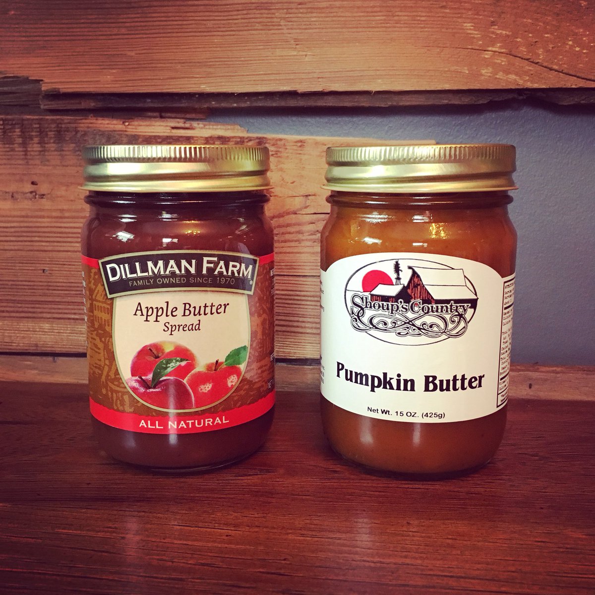 shoupscountry's tweet photo. Has anyone else started using Pumpkin & Apple everything? Add these two spreads to your fall list! 🎃 🍎
Buy while supplies lasts in our Country Store in Frankfort! 🍁🍂
@dillman_farm
#ShopLocal #ShopIndiana #IndianaGrown #IndianaProud https://t.co/ZpSH2Mp2gL