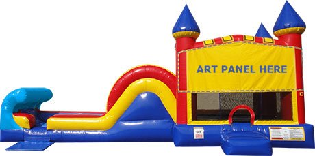 PartyTimeMA's tweet image. Looking for a way to cool down in this #heatwave? Look at our BRAND NEW Bouncy House with a Waterslide attached! 
Click here to book online --&amp;gt; partytimema.com