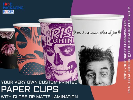 Food__Packaging's tweet image. “#FoodPackagingBoxes” offer #CustomPaperCups decked-up with your brand logo and beautiful add-ons at reasonable prices. Book your Order at 888-851-0765 or Email us at support@foodpackagingboxes.com #Packaging #USA #FoodPackboxes1
More At: bit.ly/2MAmCZ4
