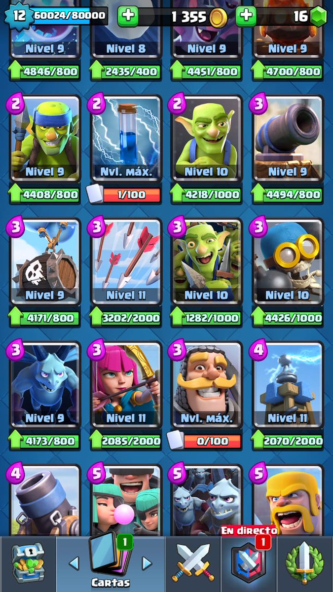 Se vende cuenta de clash royal lvl 12 mas info. +57 3136841784 =-O
